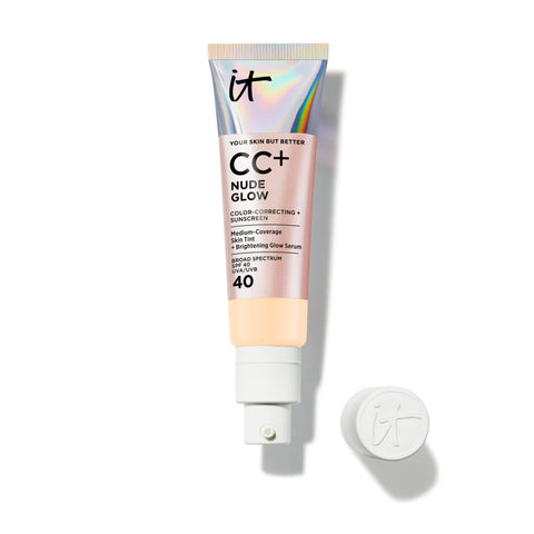 CC+ Nude Glow Lightweight Foundation + Glow Serum with SPF 40