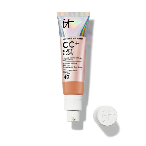 CC+ Nude Glow Lightweight Foundation + Glow Serum with SPF 40