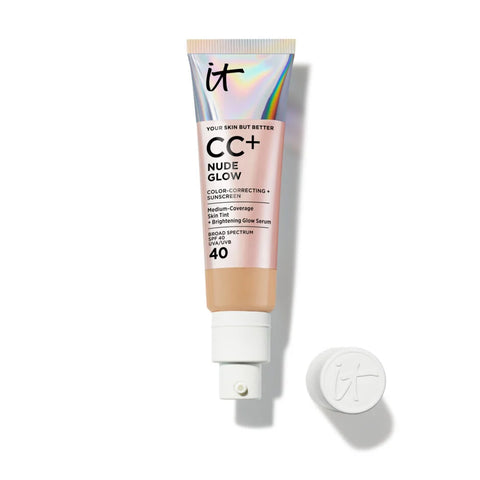 CC+ Nude Glow Lightweight Foundation + Glow Serum with SPF 40