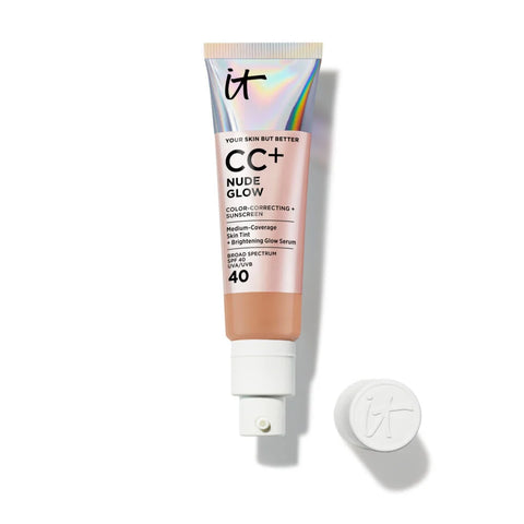 CC+ Nude Glow Lightweight Foundation + Glow Serum with SPF 40